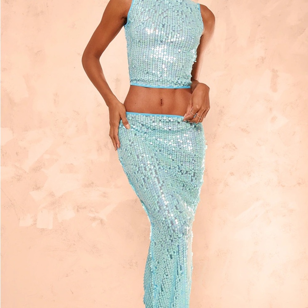 Sequin Two-Piece Set